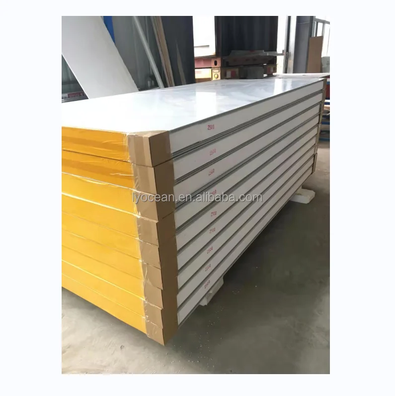ASTM standard cold house insulated Polyurethane XPS EPS PVC Sandwich Panel