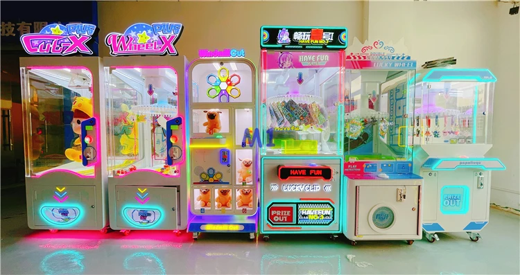 Hot Sale Small Claw Crane Clip Machine Arcade Toys Plush Coin Operated Games Mega Mini Claw Clip Machine