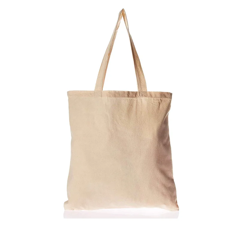 
cotton canvas tote eco friendly super strong reusable promotional bag 