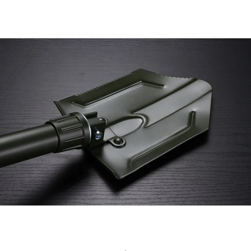 305 Folding Survival Shovel w/Pick - Heavy Duty Carbon Steel Portable Lightweight Outdoor camping shovel Entrenching Tool