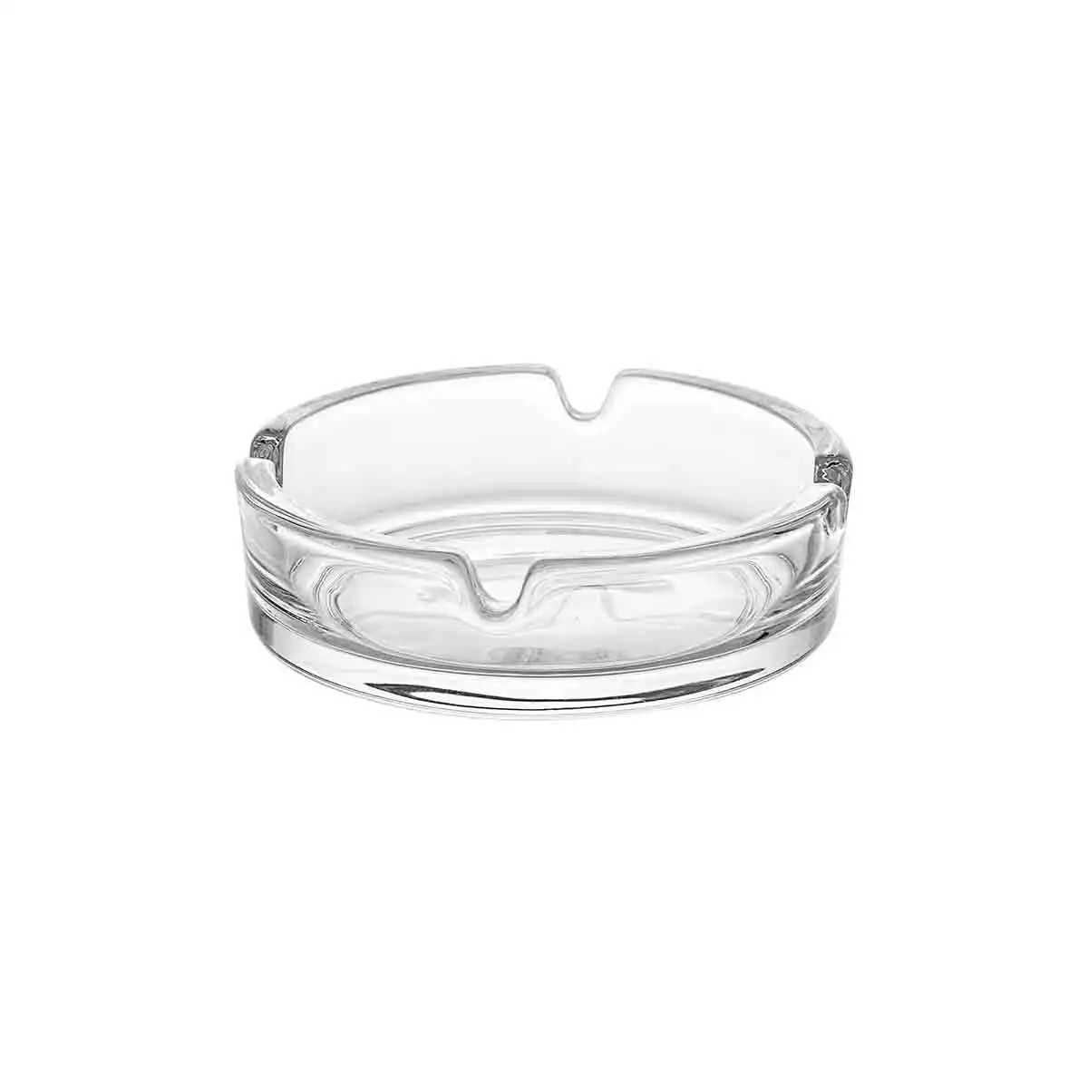 Оптовая продажа дешевая круглая прозрачная дымовая пепельница домашний декор аксессуары для курения стеклянная