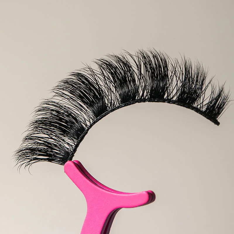 Themis Wholesale Reusable Natural 3D Mink Full Strip Eyelashes Bulk Buying Fluffy Lash Bags With Logo