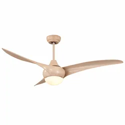 China Manufacturer Fancy Decorative Living Room ABS Plastic Ceiling Fan With LED Light