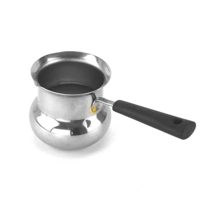 Wholesale kitchenware stainless steel drum shape coffee warmer pot milk boiling pot