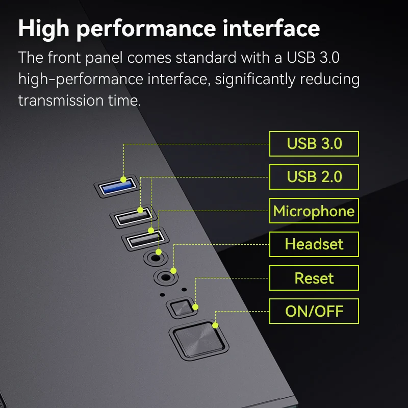 SNOWMAN Newly Designed PC Cabinet OEM Mid-Tower M-ATX/Mini-ITX Gaming Computer Cases support to 240 water cooling computer case