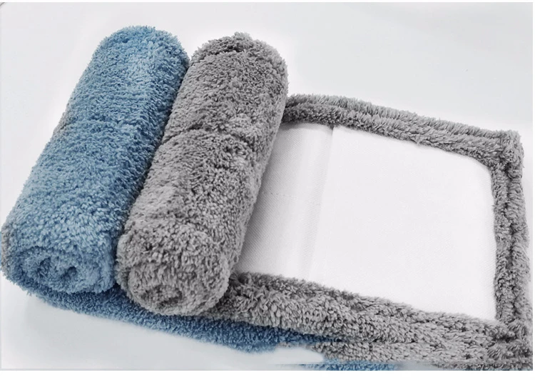 Microfibre Dry mop head Replacement Refill Flat Microfiber Mop Pad