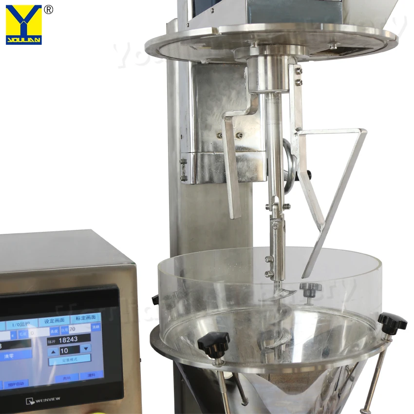 DF-B Semi Automatic Tabletop Powder Auger Filler Volumetric Dry Talcum Protein Spice Powder Bottle Filling Machine