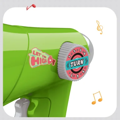 Voice Changer Megaphone with LED Lights Sound Effects Kids Voice Changer Toy for Kids