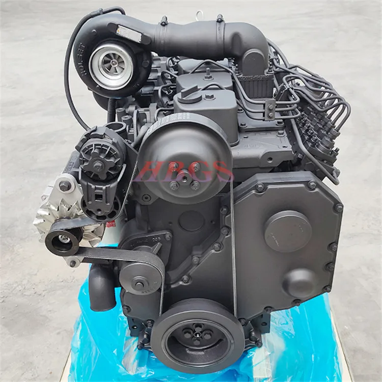 190 to 225 hp turbo diesel engine with steering wheel for automatic box and adapter for connecting box with motor