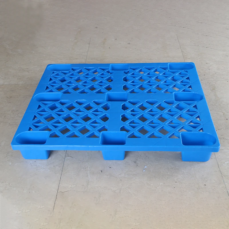 Hot sell low price 9feet Eco- friendly Euro pallet 4 way single side recycle plastic pallet for logistic and warehouse