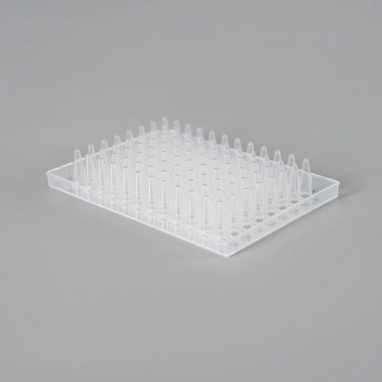 Disposable Plates 0.2ml 96 Well PCR Without Skirt 0.1ml 96 Well PCR Reaction Tube Culture Plate Dnase & Rnase Free
