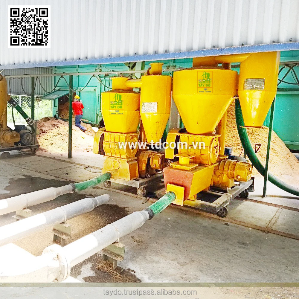 Высококачественный пневматический вакуумный конвейер с желтой рисовой шелушкой 22Kw-37Kw из Вьетнама высшего качества