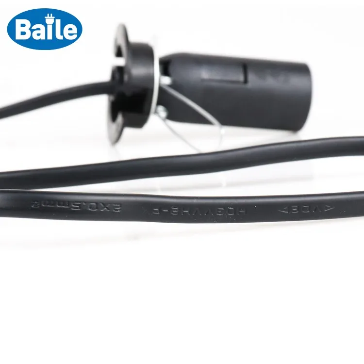 UK BS salt lamp cord set E14 303 on and off dimmer switch pendant lamp cord