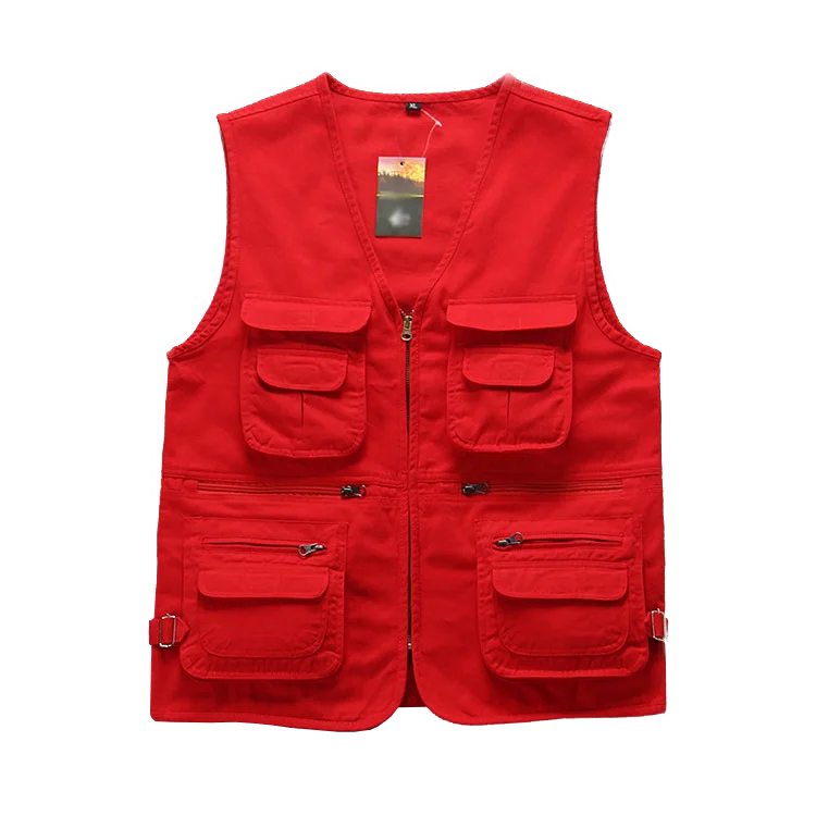 Outdoor Sports Cheap Safety Work Waistcoat Vest Fishing Vest For Men Man Sleeveless