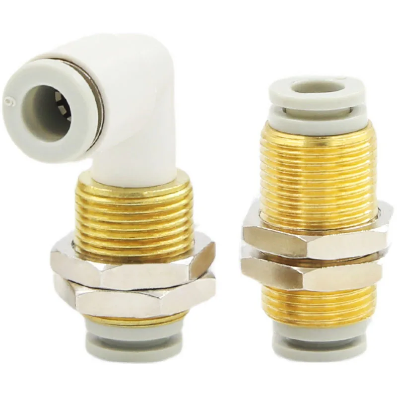 SMC original Genuine authentic Bulkhead Union Bulkhead Connector SMC Tube fittings KQ2E06-00A KQ2E06-00AJ KQ2E06-01A
