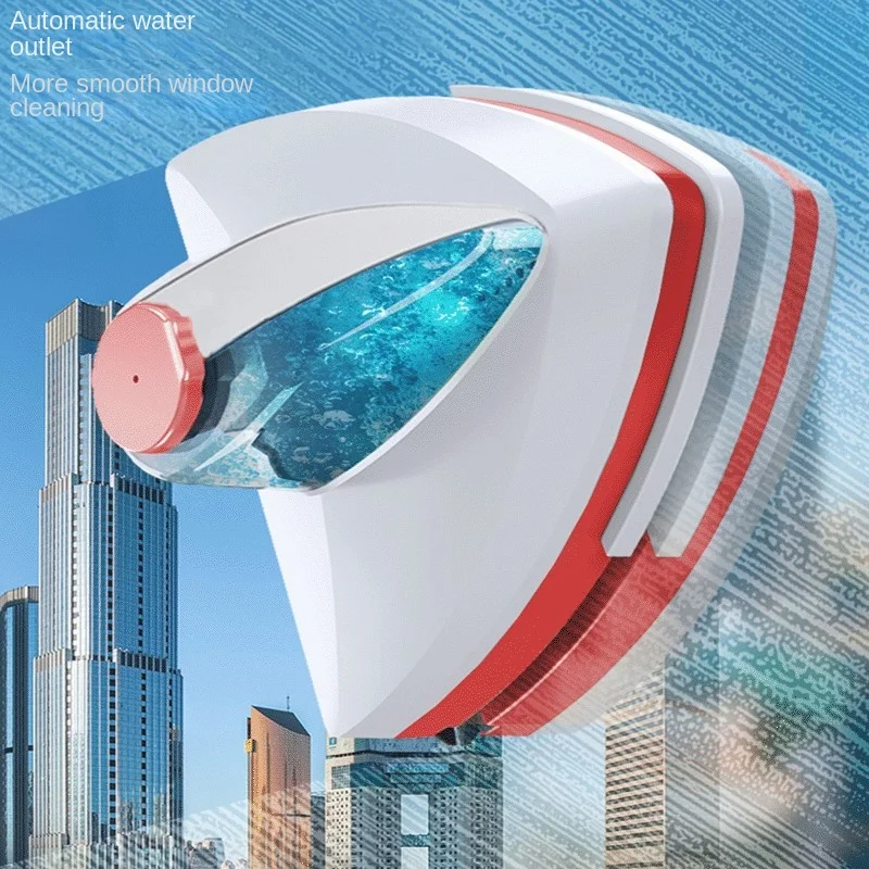 Household Water-filled Glass Wiper Double-sided Magnetic Window Cleaning Multi-functional Double-layer High-altitude Glass Clean