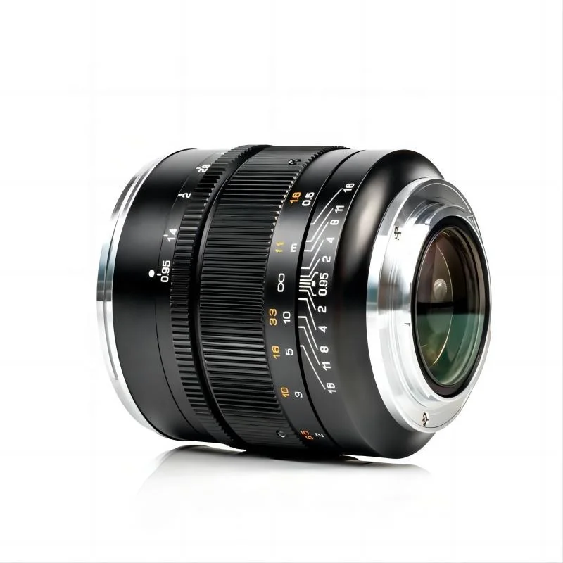 Third version of 50mmF0.95 Full frame Prime Portrait lens compatible with SonyE CanonRF NikonZ ZhongYi Optics flagship product