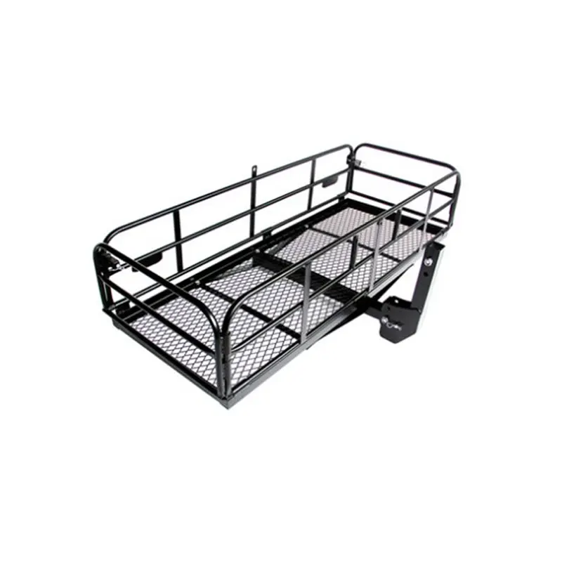 whole sale iron steel metal trailer cargo carrier hitch mount rear luggage rack for RV truck SUV van and other vehicles