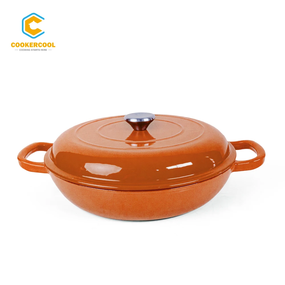 Cookercool Fashion Kitchen 9PCS Cast Iron enamel cast iron cookware sets
