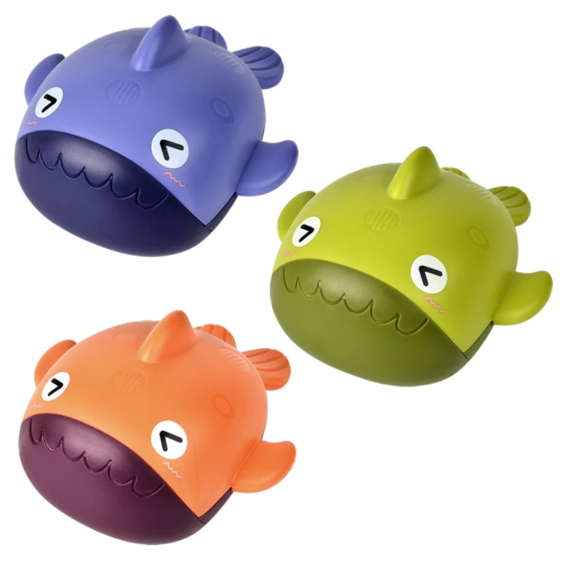 High Quality Bathtub Fishing Toy Wind Up Swimming Whale Floating Toy Magnetic Fishing Rod For Toddler Baby Bathing Fish Game Set