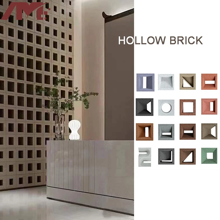 Оптовая продажа декоративные настенные керамические полые Глиняные Кирпичи