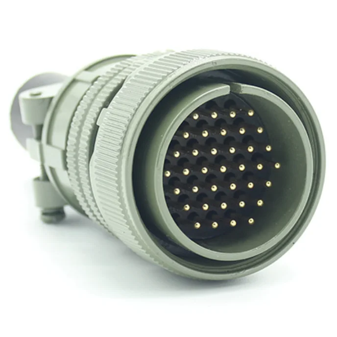 [GIET]MS3106A-24-28 MS3102A-24-28 Right Angle Connector Socket Locomotive Connector Metal threaded TQ plug Female 24pin