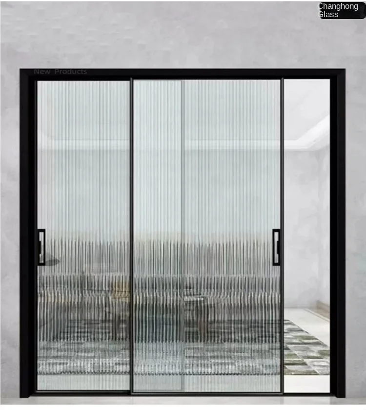 Aluminum Interior Doors with a Minimalist slim-frame design, combining sleek aesthetics with modern functionality