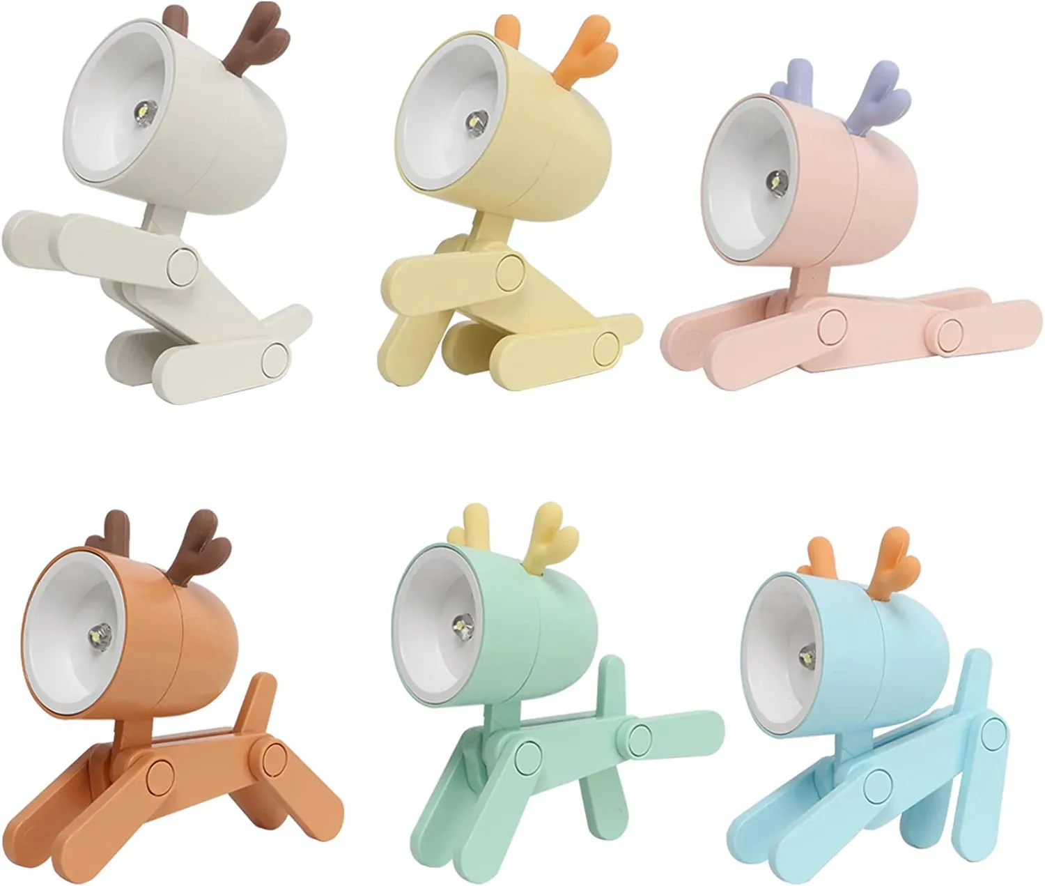 Hot Sale Mini Bedroom Portable Pet Night Light Deer Shape Animal Led Table Lamp Kids Room Decor Deer Night Light