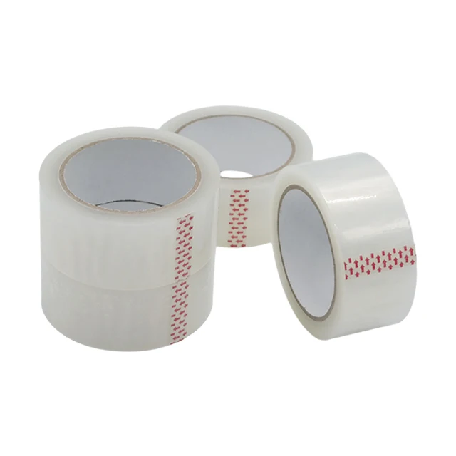 opp transparent branded shipping box cello sealing clear bopp packing adhesive tape