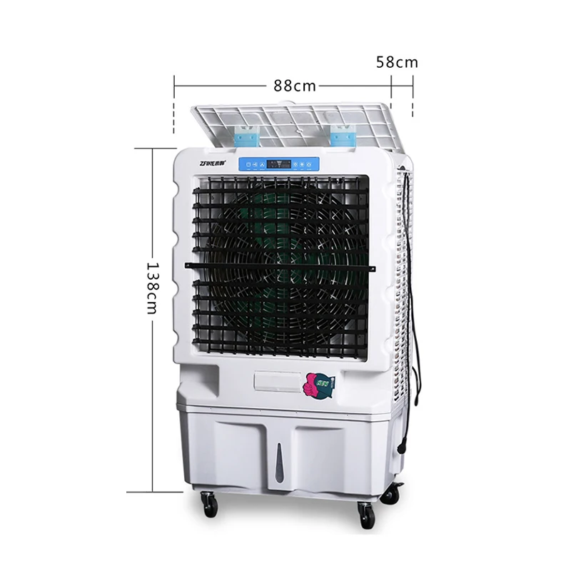 Mobile evaporative industrial Air cooler Factory Workshop Restaurant Air cooler