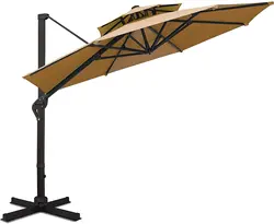 Parapluie Sombrilla Guarda Sol 360 Rotation & Integrated Tilting System Outdoor Big Umbrella Outdoor Sun Umbrella