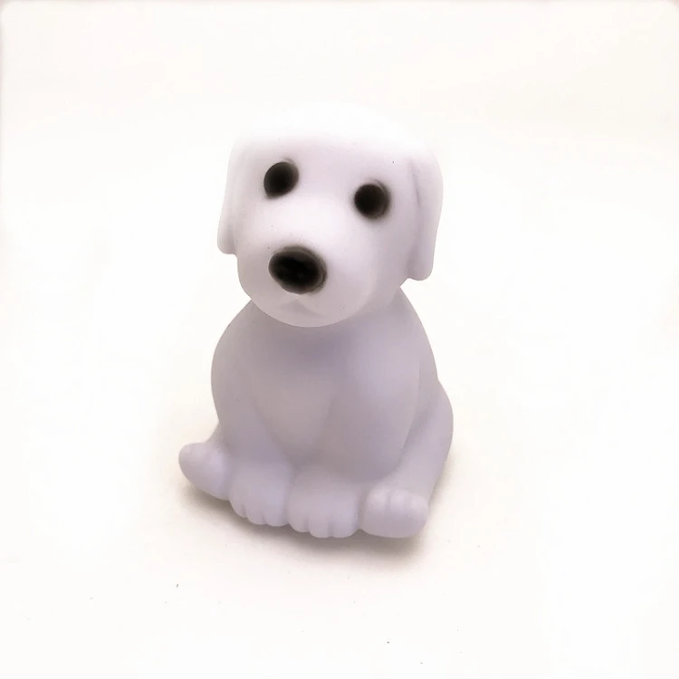 High Quality New Trend Pug Colorful Night Lights Colorful Automatic Conversion LED Light Led up Toys Wholesale for Kids