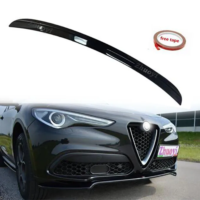 2023 задние Спойлеры для Alfa Romeo Stelvio обвес автомобильный диффузор передний сплиттер из углеродного волокна аксессуары настройки крыла