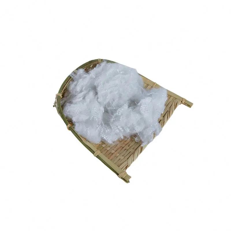 100% Polyester Staple Fiber Filled Staple Fiber Polyester Virgin Solid 100% Polyester Staple Fiber