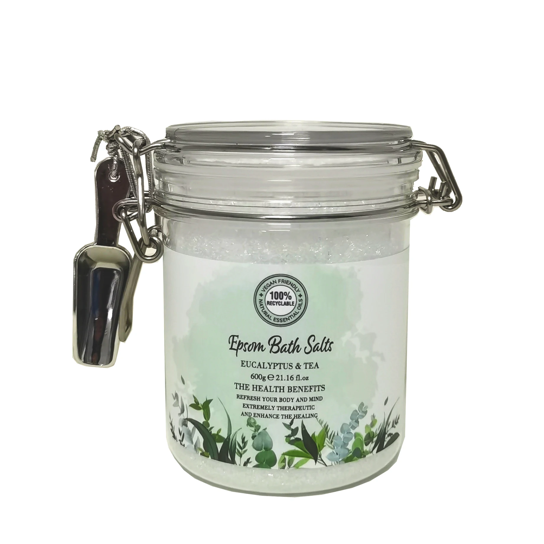 Relaxing Scented Muscle Therapy Pure Epsom Bath Salts for Foaming Bath Soak Scrub From China