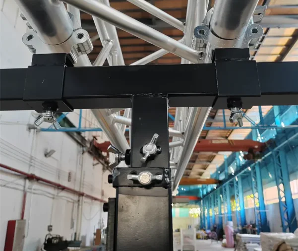 6m Heavy Duty Crank Rack Lift Tower, 250kg Load/Set, Height Adjustable, for Hanging LED Speakers and Lighting