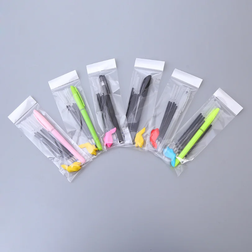 Save Paper Plastic Kids Practice Calligraphy Pen Inks Auto Disappear Magic Ballpoint Pen Disappearing Ink Refills Pen