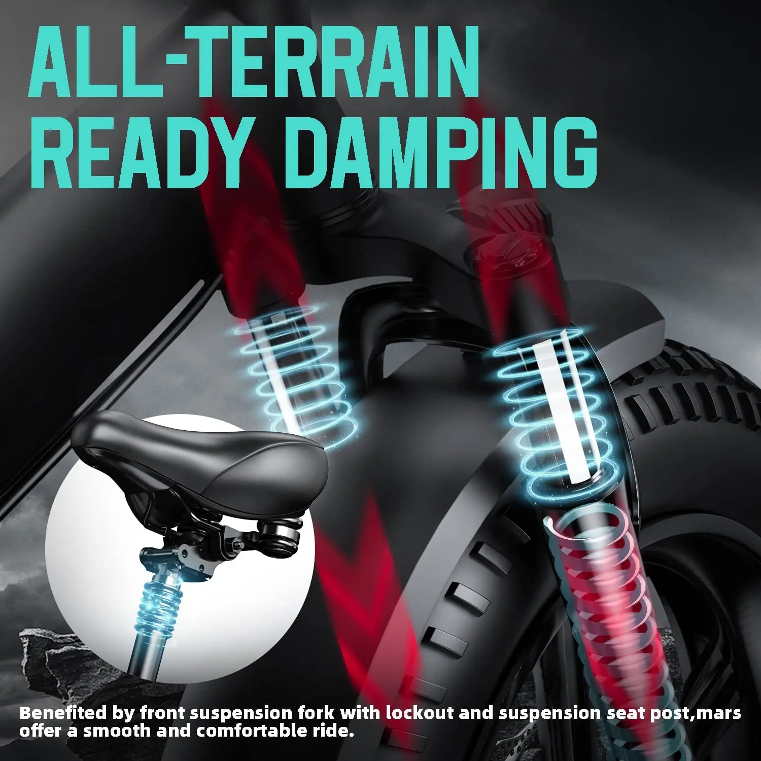 Ce Rear Hub Motor Aluminum Alloy Brushless Suspension 48V  Lithium Battery Electric Bike Retro Fat Tire Folding Electric Bicycle