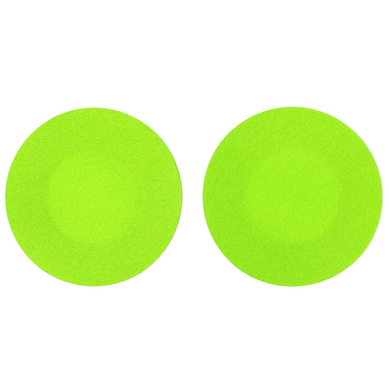 Round Shape Pasties Nipple Cover Invisible Disposable Self Adhesive Silicone Bra Satin Chest Stickers