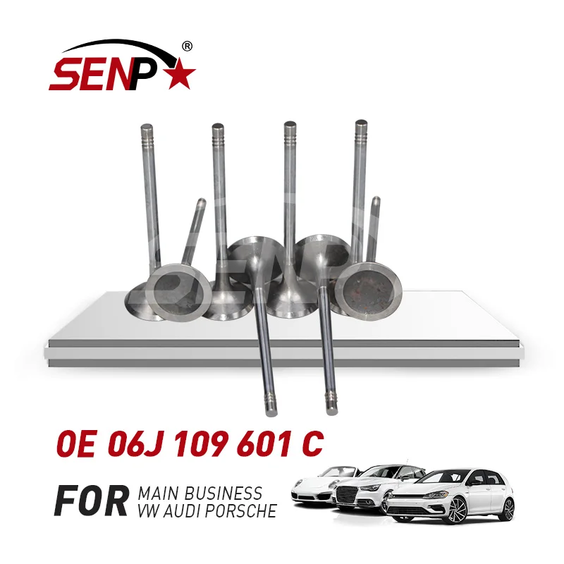 SENP Top quality Auto stainless steel Intake engine valve and exhaust engine valve for Vw Passat Sagitar 06J 109 601 C