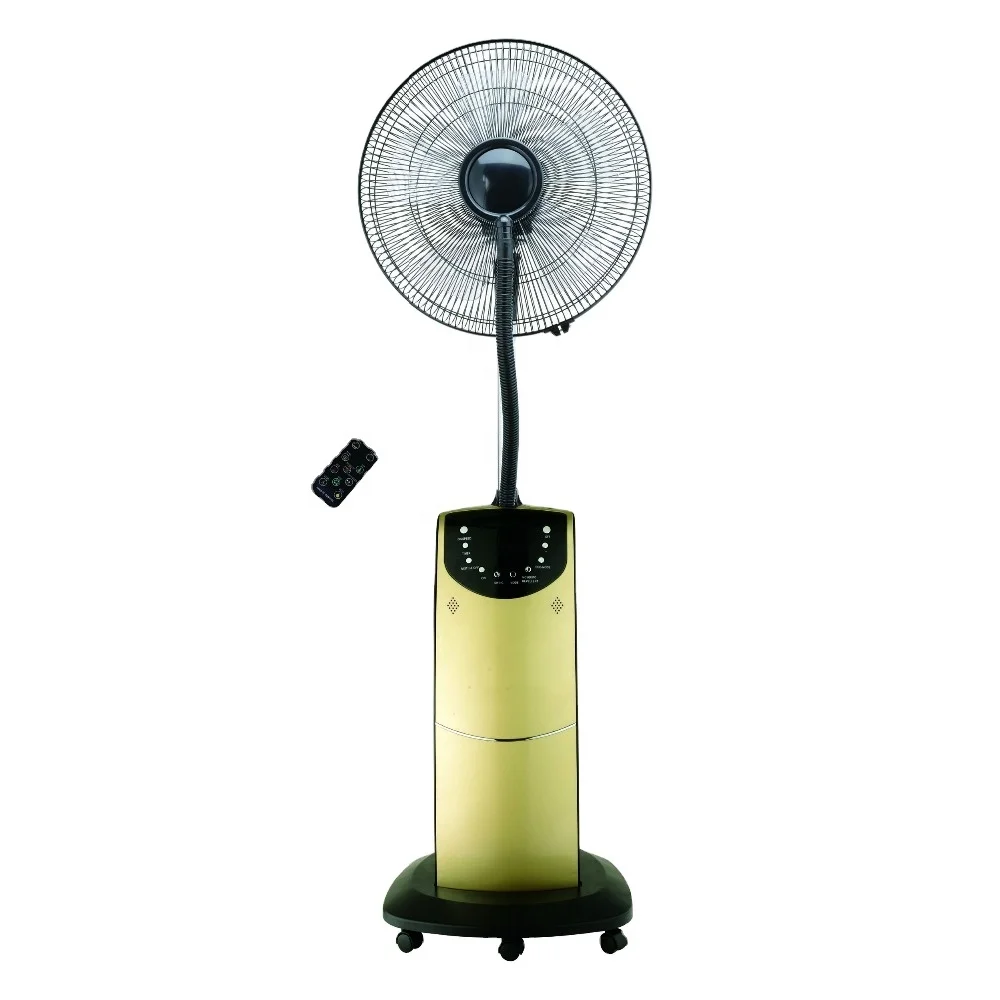 Commercial humidifier waterproof industrial standing folding small kit spray outdoor water cooler mist fan