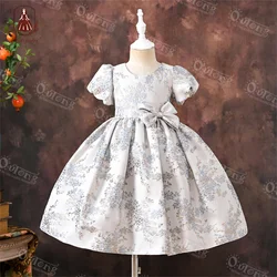 Yoliyolei Hot Selling Baby, Flower 6st First Birthday Boutique Custom Dress 5-9 Year Baby Girl Birthday Dresses/