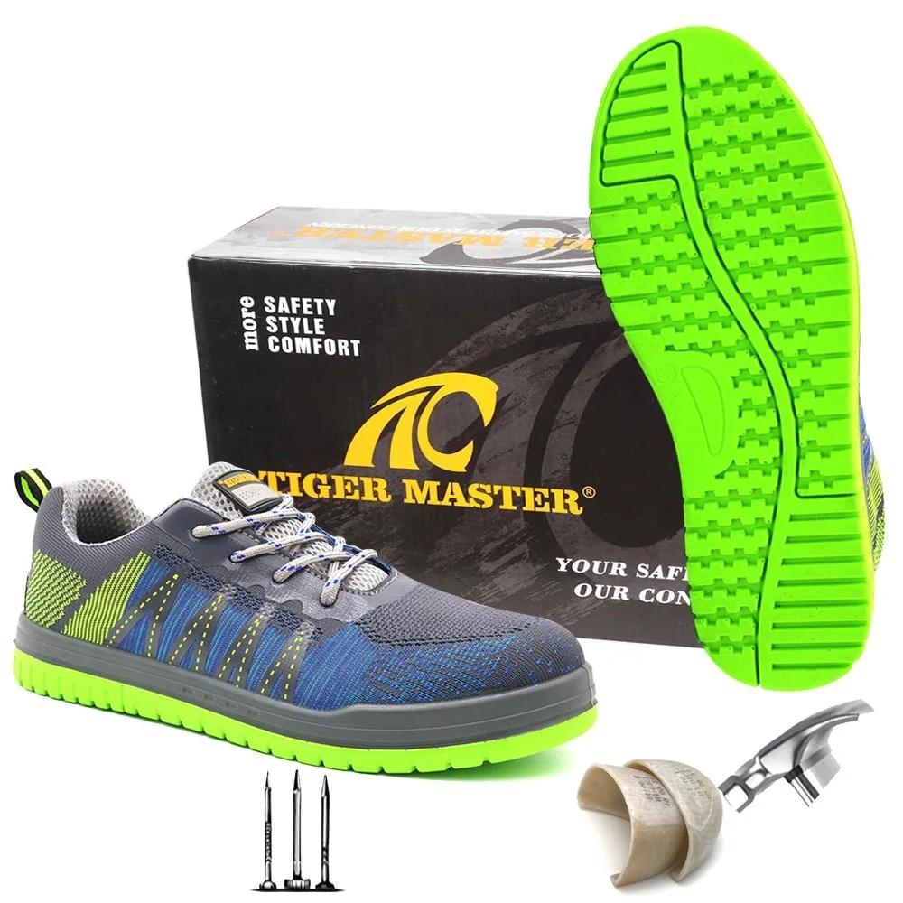 Low ankle anti slip oil proof anti static composite toe puncture-proof gas station fashionable safety shoes for unisex