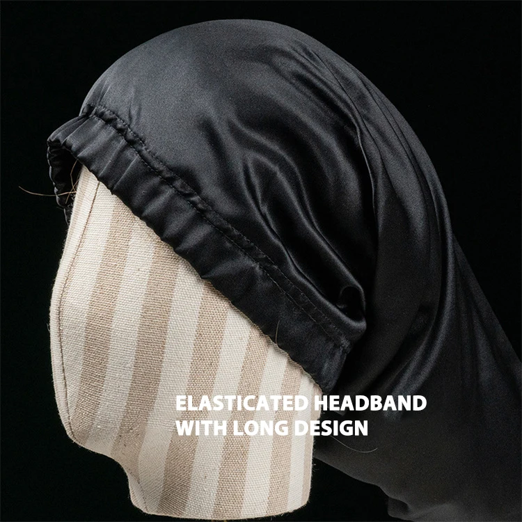 Custom Made Designer Bonnets and Durags Satin 100% Natural Silk Nightcap for Woman