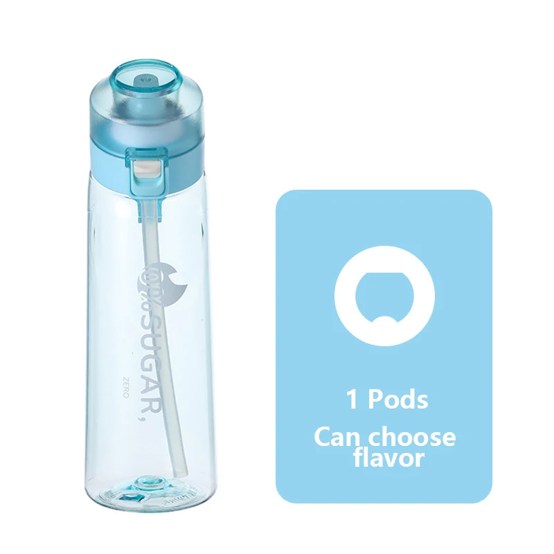 Flavoring Drinking 650ml Bpa Free Mixed Colours Fruit Flavor Cup Tritan Air Up Fruit Flavour Water Bottle with Flavor Pods