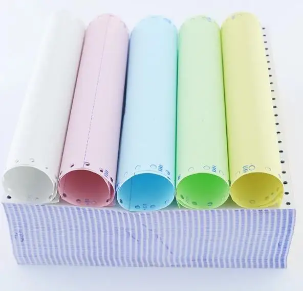 48 GSM 55 GSM Blue Black Image Carbonless CB CFB CF Paper for Easy Copying