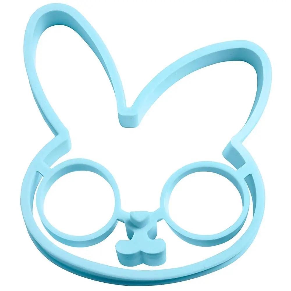 
Creative Design Rabbit Shaped Heat Resistant Soft Omelette Silicone Egg Maker 