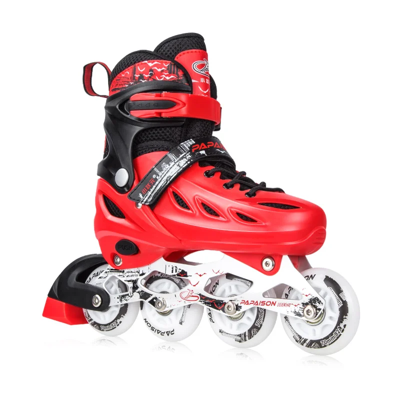 Wholesale Outdoors Kids Skating Shoes Adjustable Durable Roller aggressive Skate inline Shoes 4 Wheels Sepatu Roda For Children