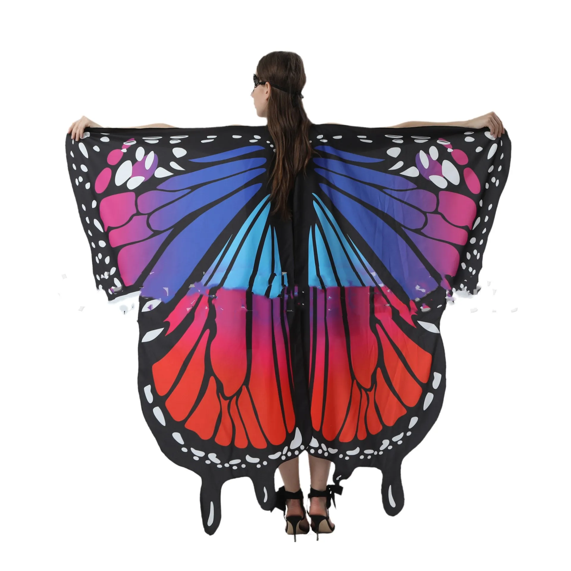 Butterfly Wings for Women Easter Halloween Costume Adults Fairy Wings Ladies Cape Shawl Party Festival Carnival Dress Up Cape