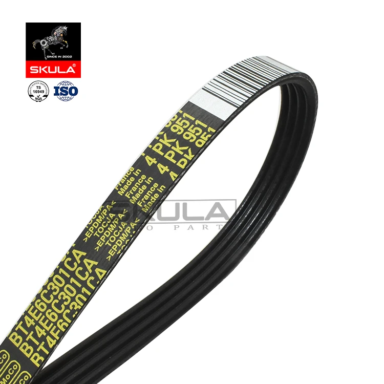 Skula Auto Part Drive Belt 4PK951 BT4Z8620D BT4E6C301CA 5061414 for FORD EDGE 3.5 2006-2014